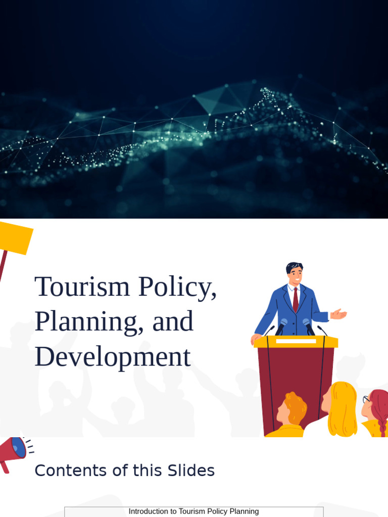 Effective Tourism Policy Planning Guide | PDF | Tourism | Policy