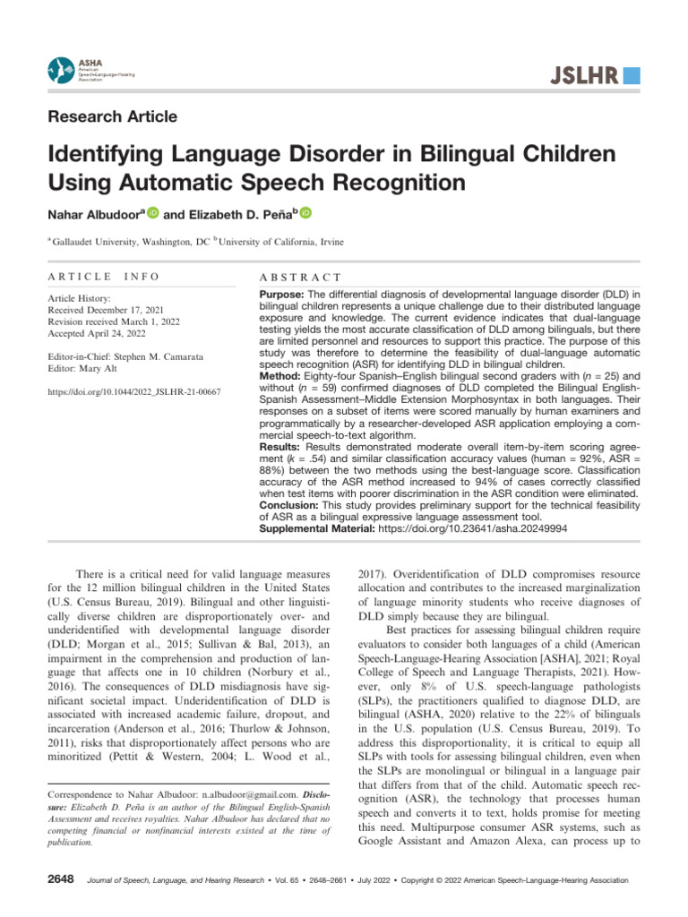 Asr DLD | PDF