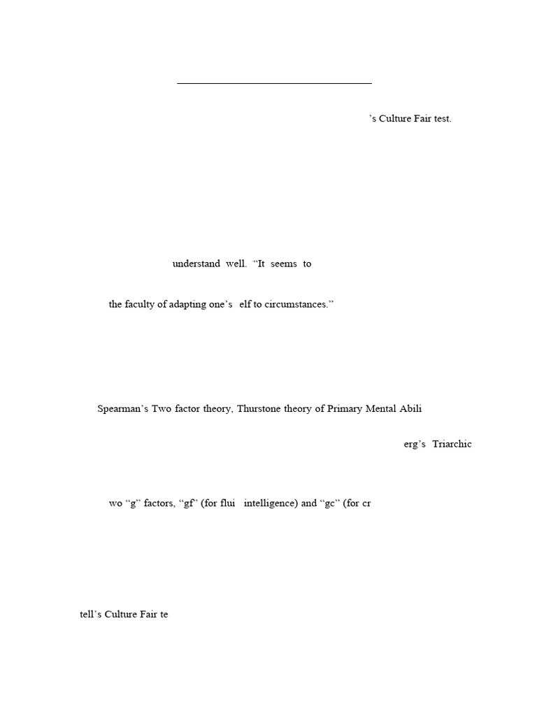XII Psychology Practical 1 CCFT (Session 23-24) | PDF