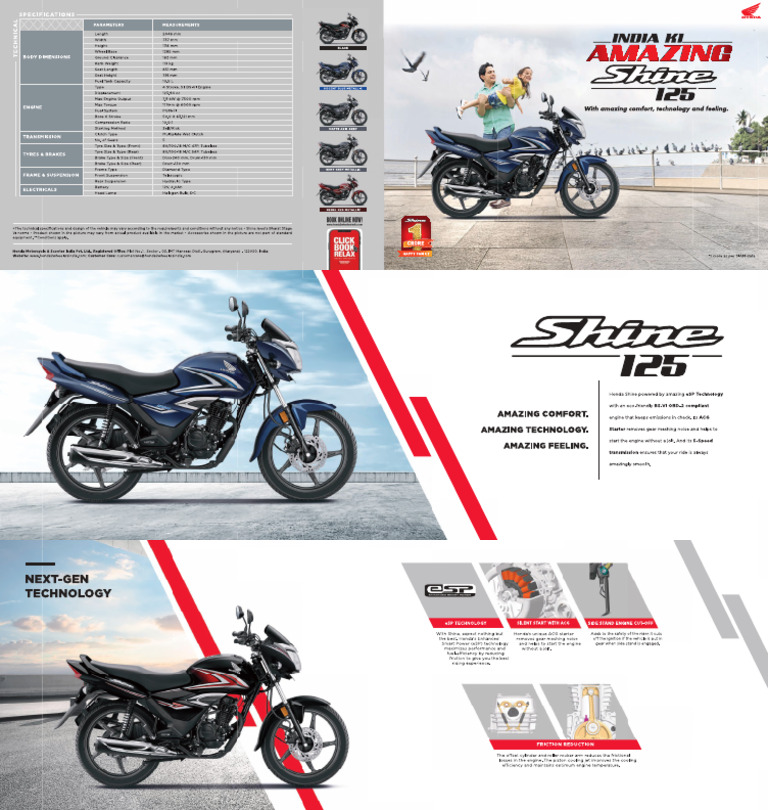 HONDA SHINE 125 BS6 SERVICE MANUAL PDF FREE DOWNLOAD 2021 visual data 4