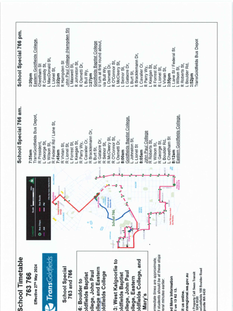 Bus Timetables | PDF