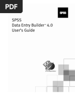 Data Entry Builder 4 0 User's Guide
