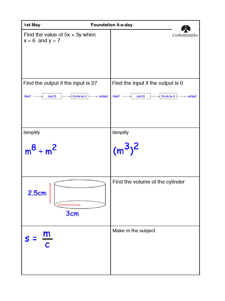 May Foundation 1 | PDF