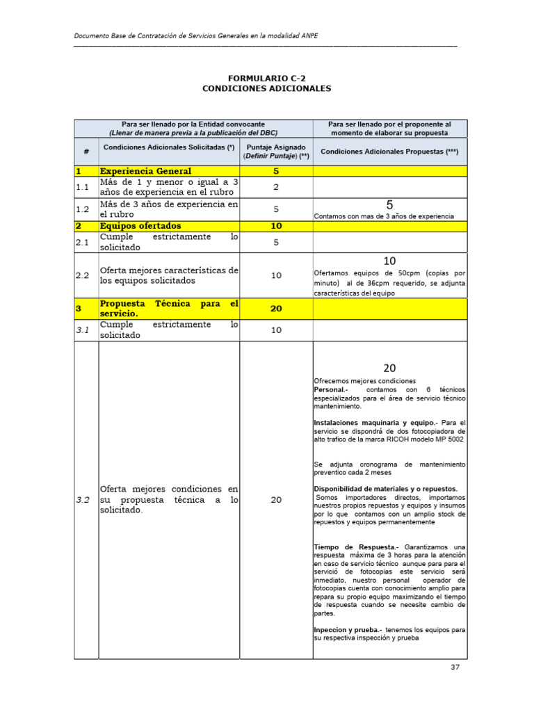 Formulario C2 | PDF