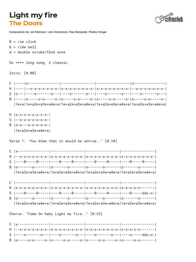 The doors light my fire pdf