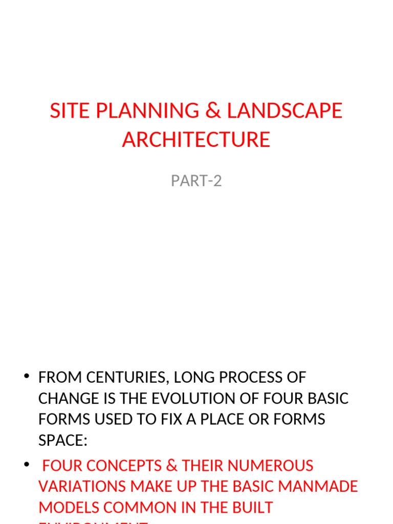 8A-Landscape Architecture Part 2 | PDF