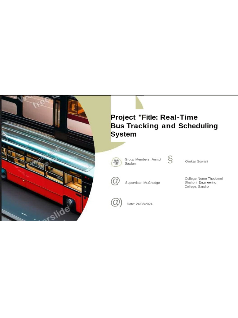 MPR Bus Tracking | PDF