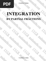 Madas Maths Integration by Parts Practice | PDF