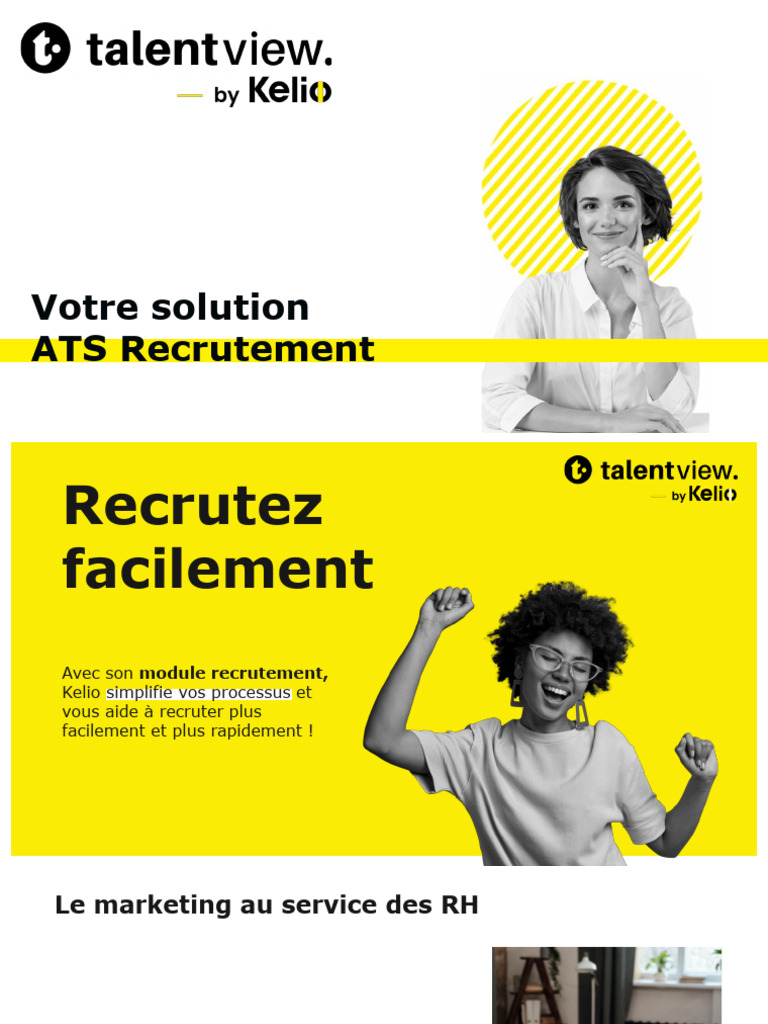 Présentation ATS Talentview by Kelio - VF | PDF