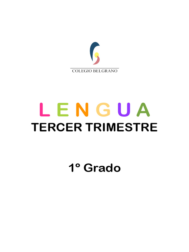 1° Grado - Lengua - 3er Trimestre | PDF