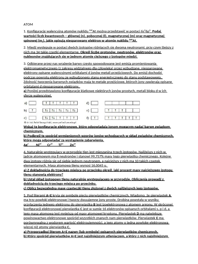 ATOM | PDF