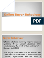 Online Buyer Behavior