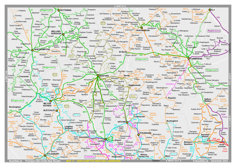 Busatlas17 Northampton Cambridge | PDF