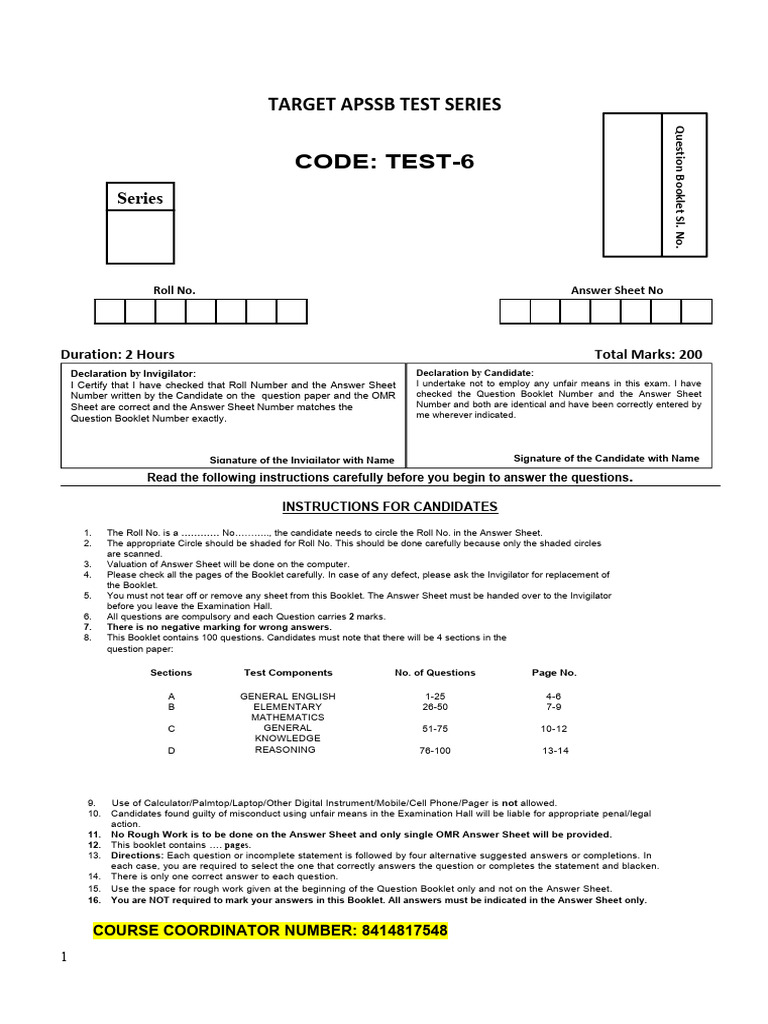 Test 6 | PDF