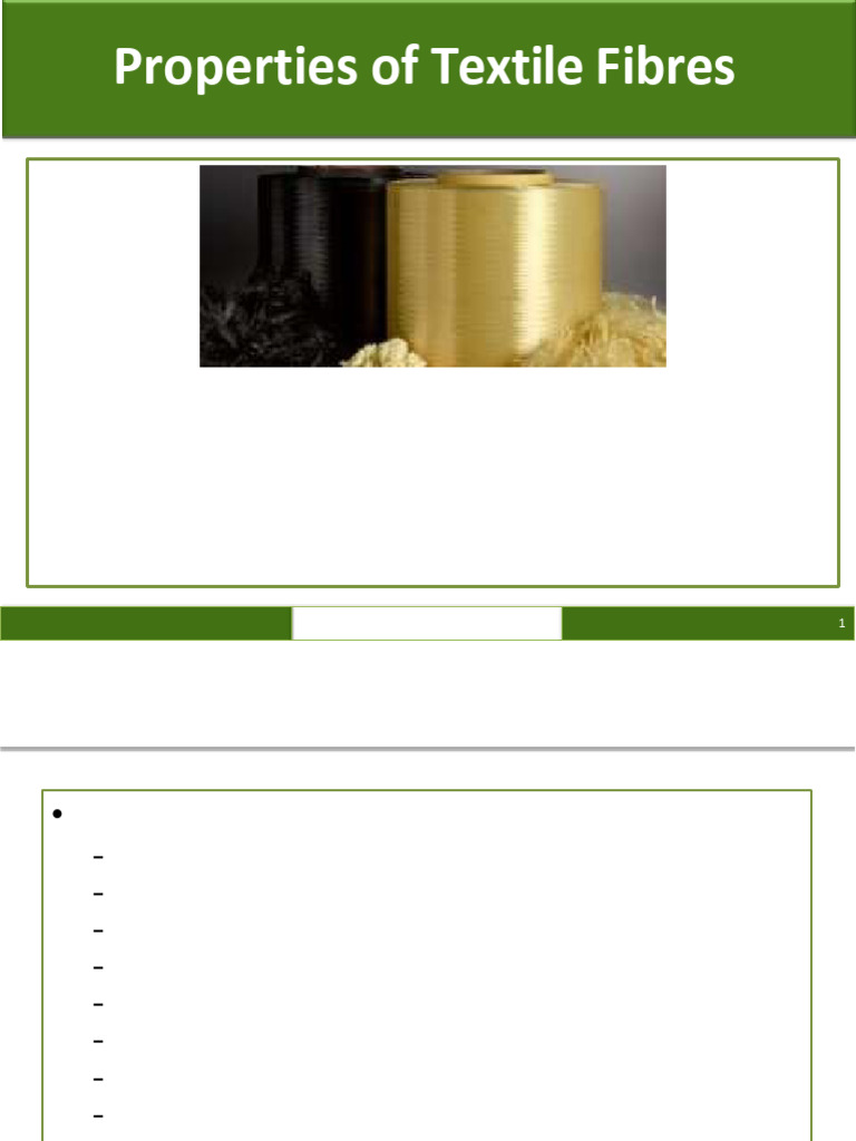 Physical Properties of Textile Fibres | PDF | Deformation (Engineering ...
