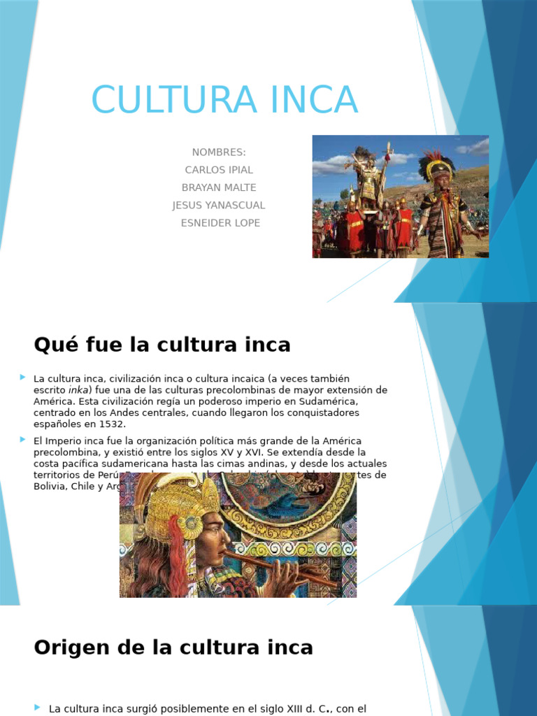 Características de la Cultura Inca | PDF | Imperio Inca | Era precolombina