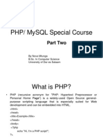 PHP Lecture Notes 1