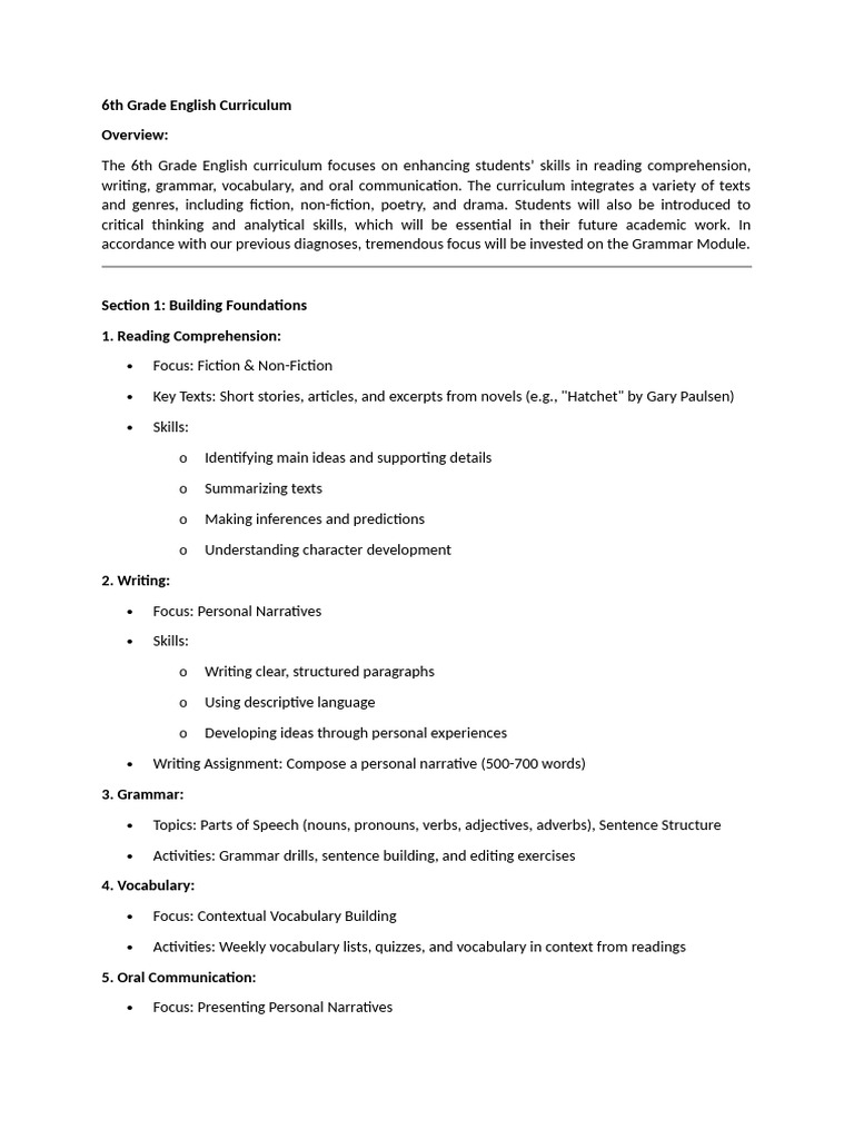 grade 6 books new curriculum pdf free download english