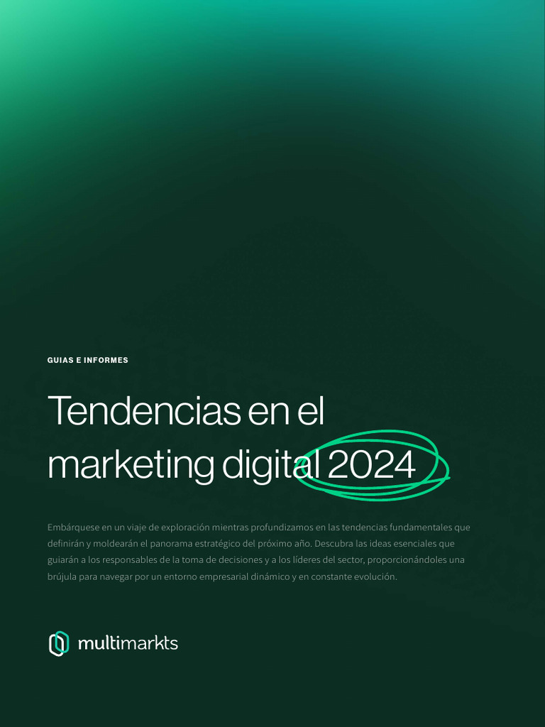 Tendencias Del Marketing Digital 2024 - Multimarkts - ESP | PDF