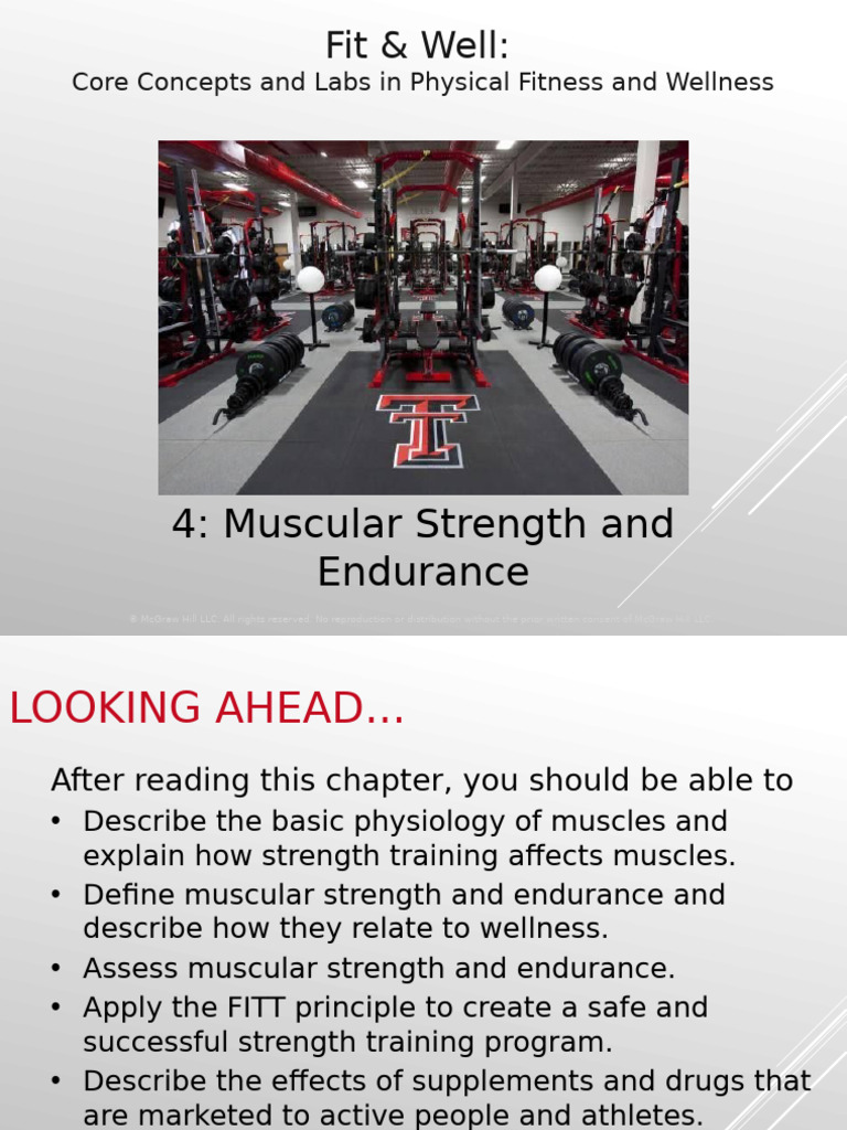 Ch04 Muscular Strength Endurance | PDF