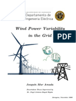 Wind Power Variability Thesis