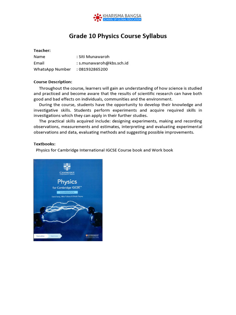 GRADE 10 PHYSICS NEW CURRICULUM TEACHER GUIDE visual data 4