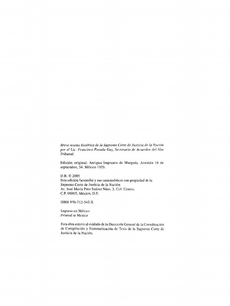 Breve Historia SCJN | PDF