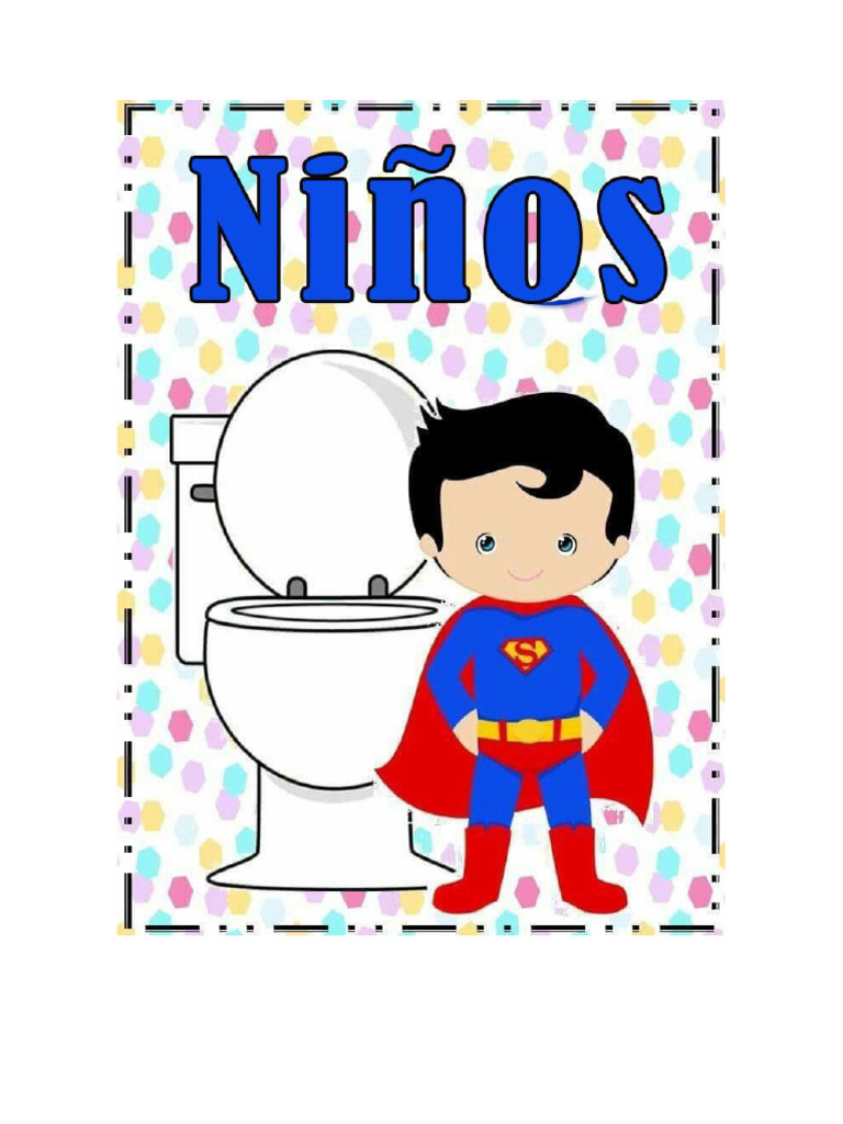 Rotulo para Baños Preescolar | PDF