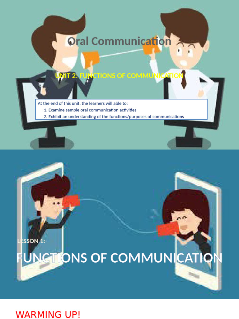 Function of Communication | PDF