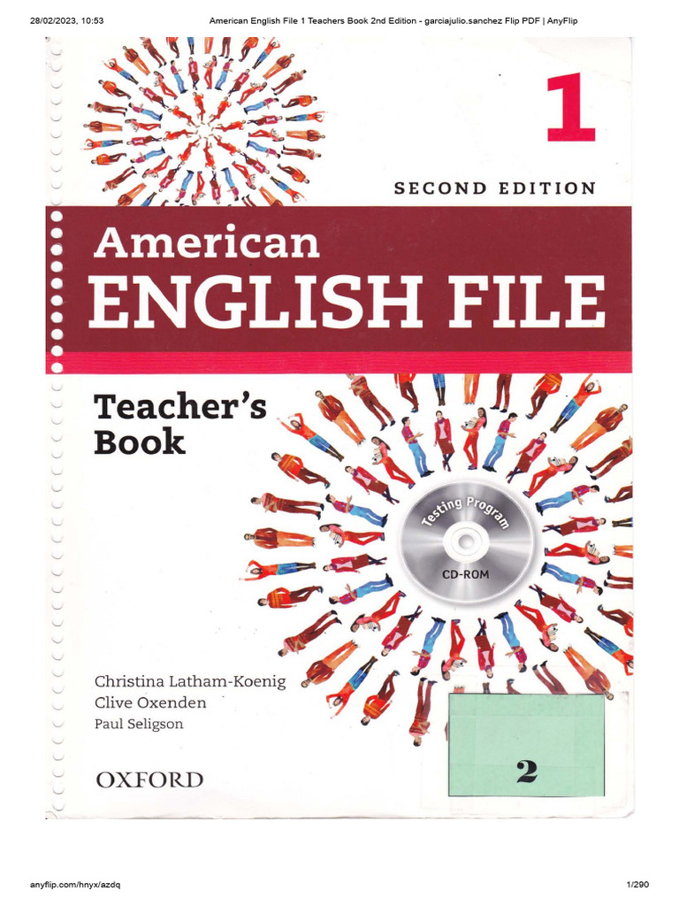 American English File 1 Teachers Book 2nd Edition | PDF