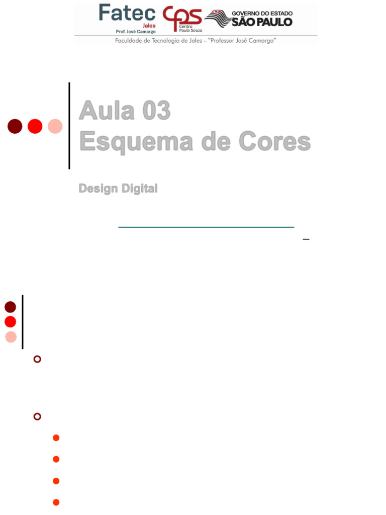 Aula 03 - Esquema de Cores | PDF