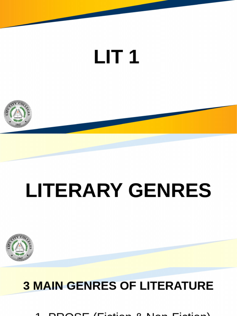 4 Literary Genres | PDF