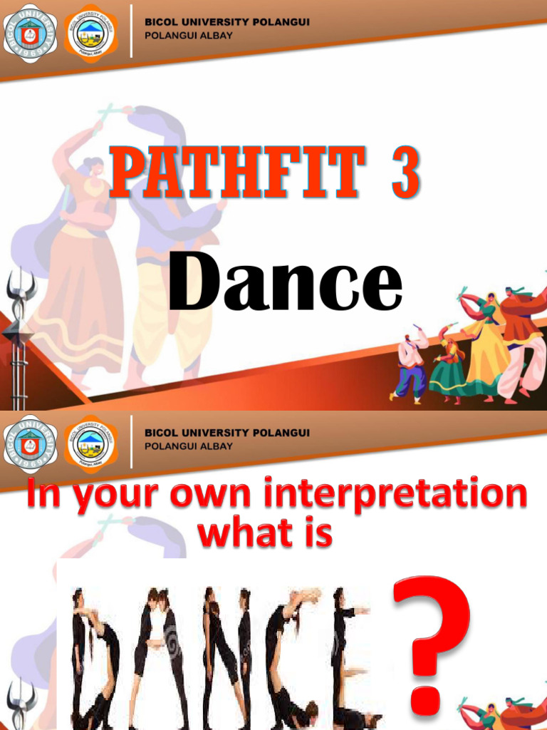 Pathfit 3 Intro Elements Phases Of Dances Pdf