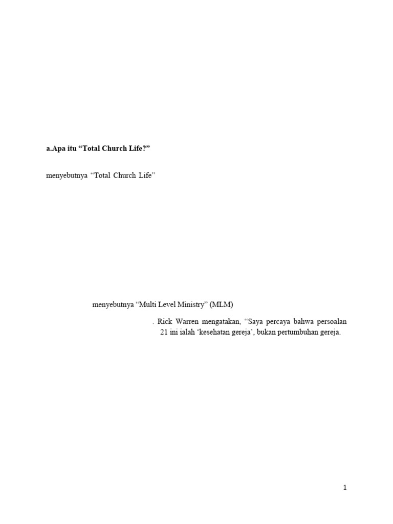 Life Total Church Growth PDF