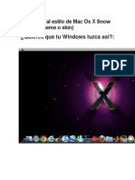 Windows 7 Al Estilo de Mac Os X Snow Leopard