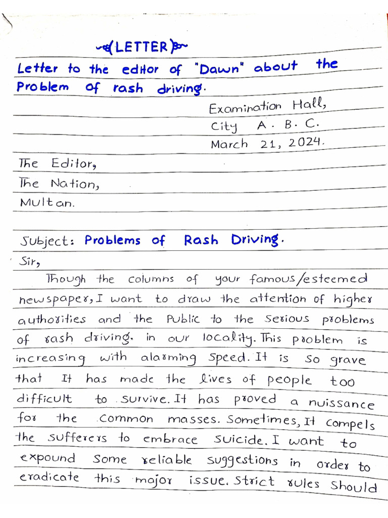 Letter To Editor | PDF