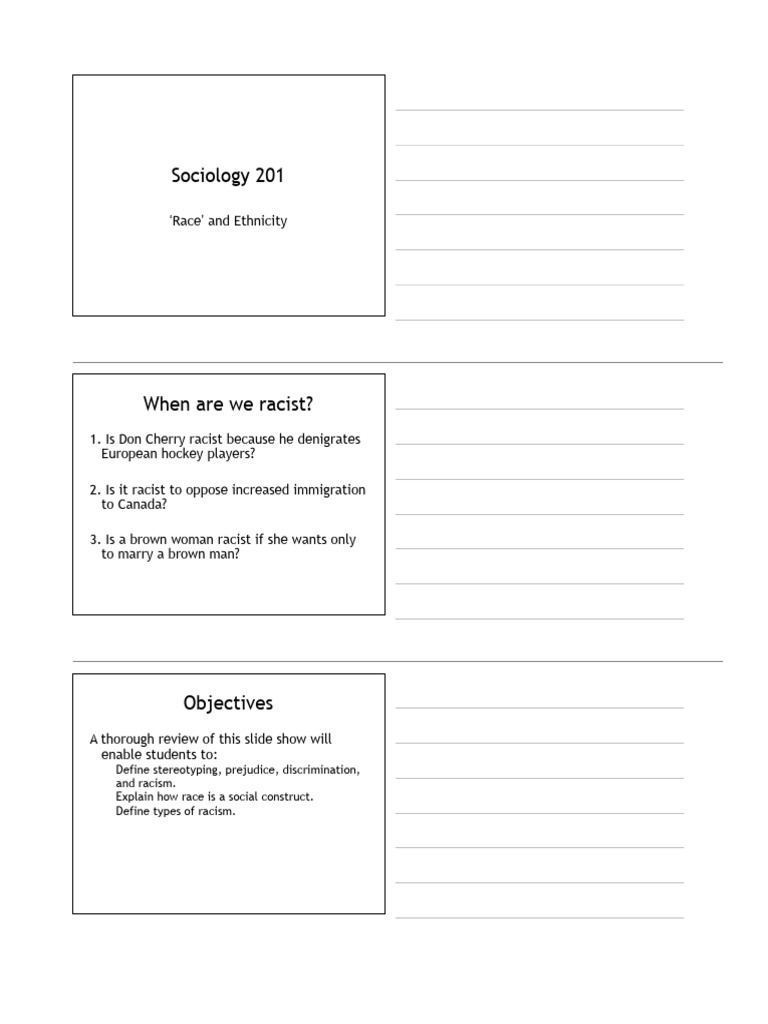 Race and Ethnicity | PDF