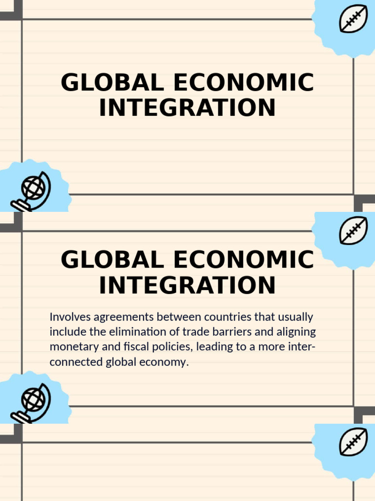 Factors Driving Global Economic Integration | PDF