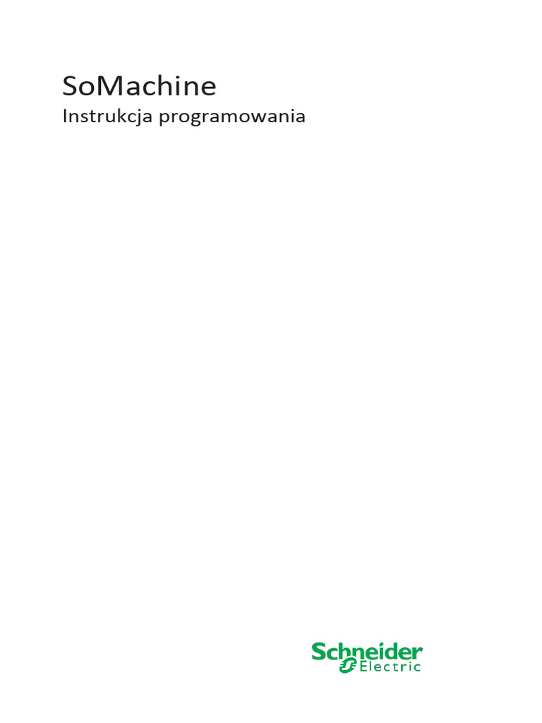 Instrukcja SoMachine V4 Po Polsku | PDF