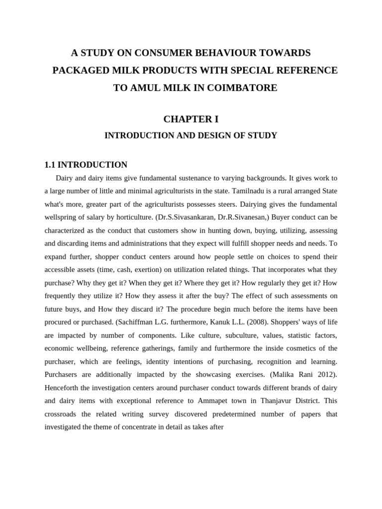 Final Project Amul Marketing | PDF
