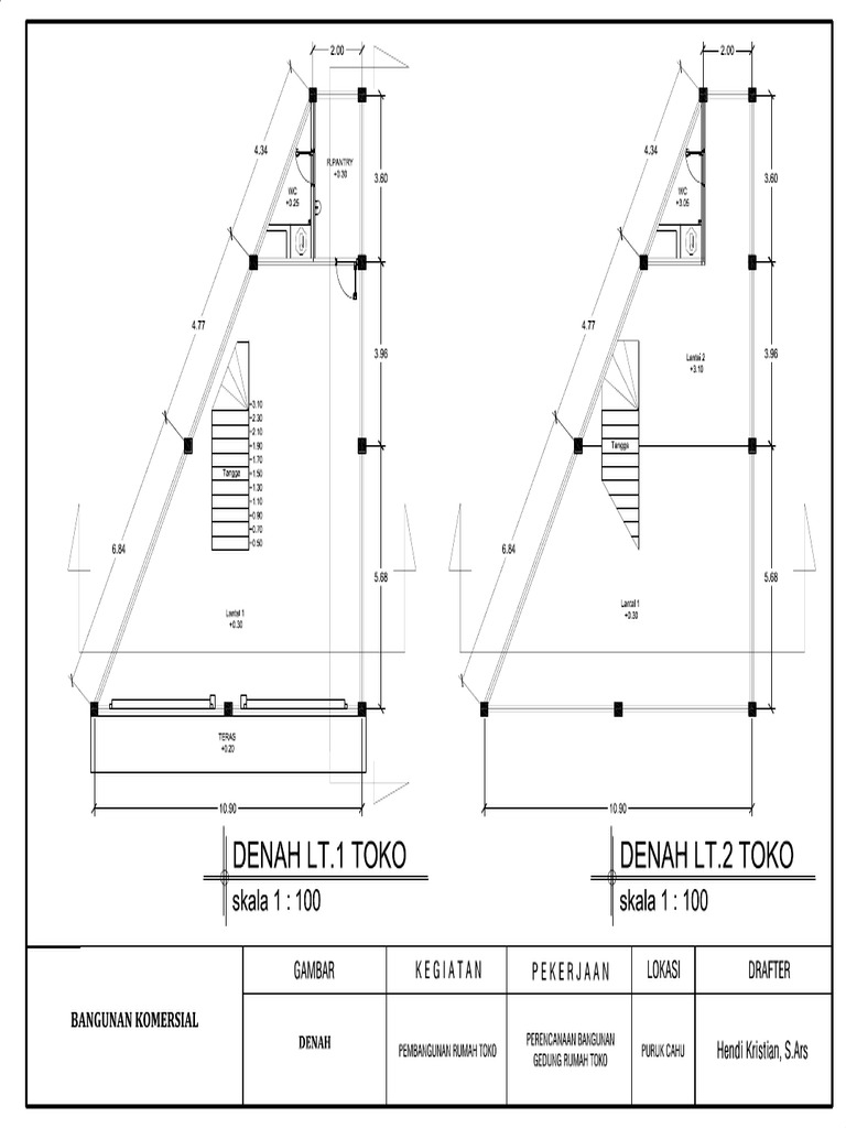 Gambar Ruko Model | PDF