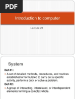 Introduction To Computer