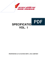 Specifications Vol i Air India