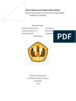 Analisis Beban Kerja Dan Kebutuhan Kerja