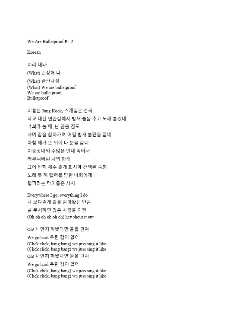 BTS Lyrics Analysis: 