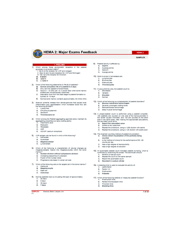Hema Ques | PDF
