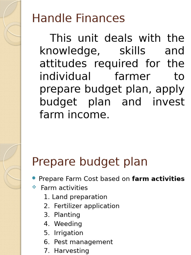 Handle Finances 1 | PDF
