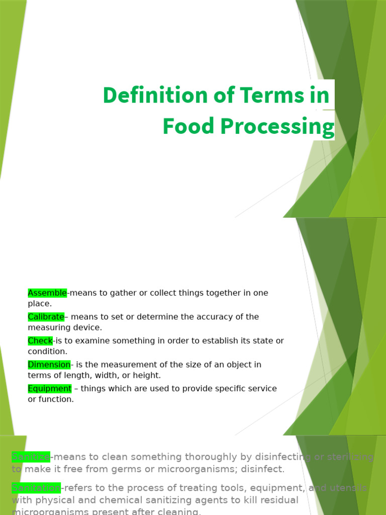 Definition of Terms in | PDF