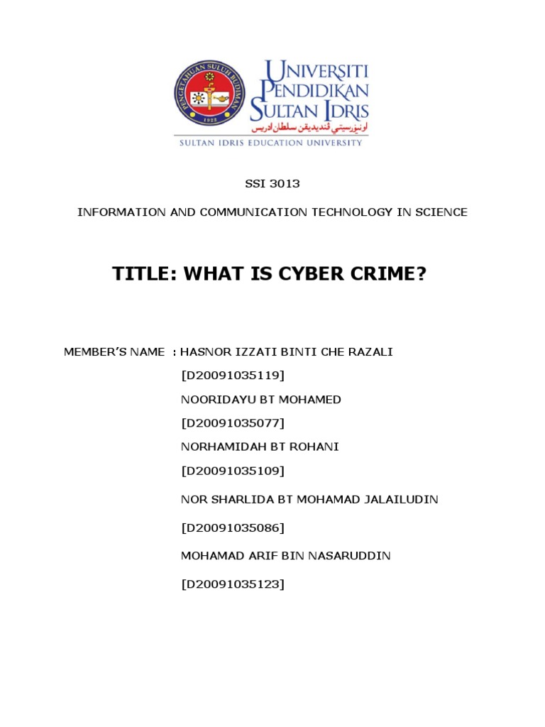 cyber crime cases essay