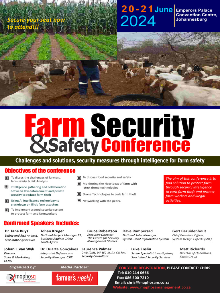 Farm Security and Safety Conference+-1 | PDF